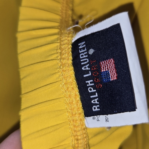 Ralph Lauren Sport Canary Yellow Vintage Mini Skirt - Picture 6 of 8